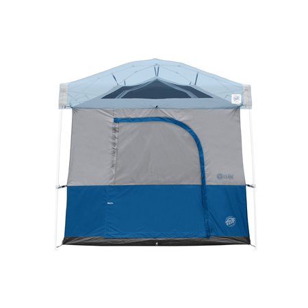 E-Z UP Camping Cube Sport Tent, 10' W x 10' L, Angle Leg, Royal Blue Top CCS10ALRB